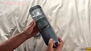 Katty Wests Sex Toy Cumshot Race Challenge