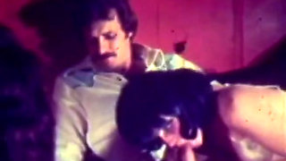 Vintage Purple-hued Classic with Retro Group Swingers Orgy