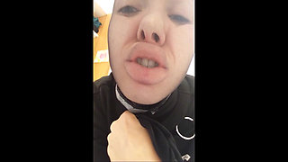 With Stockings on My Face I Have a Very Pig Face and Nose