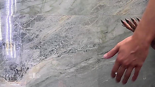 Voyeur Spies on Us While We Fuck in the Shower and Get Caught- Yasmina Khan