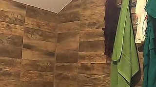 Smoking Leather Dance. Ripped Jumpsuit Pussy Tease, Toilet Pee and Dirty Masturbation