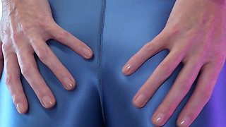 Spandex Shorts Soaked in Pussy Juice