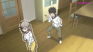 Sexy & Horny Stepsister Get Fucked With Stepbrother On The Couch - Hentai