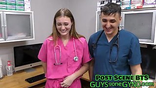 Nurse Tyler Lynn Fucks Doctor Canada - Medical Fetish Domination with Blonde Tattooed Babe
