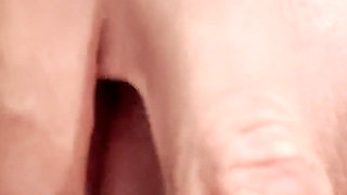 Solo Masturbation in the Shower, Close-up