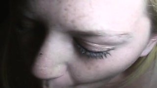 Blonde amateur milf does anal on pov camera 21