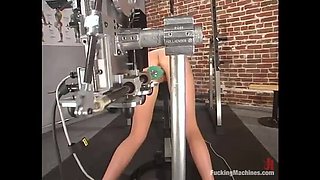 Sophia Gently Shows Off Her Huge Tits And Squirts On The Sybian