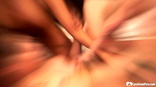 Horny lesbian 3some orgy is everything you need