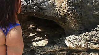 Blue Bikini in Tropical Paradise Will Make Happy
