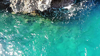 Outdoor yoga sex on the outdoor place for the young blondie