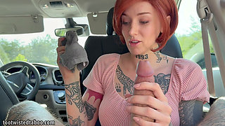 Step Son Accidentally Cums His Pants On The Way To Soccer