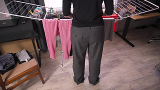 Wife's Pants Fall Down Embarrassment Fetish