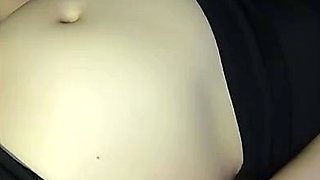 Amateur brunette masturbating outdoors