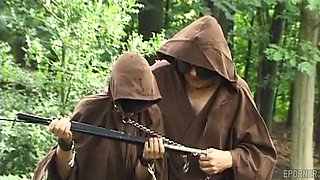 Monks In Bondage Action - Bdsm