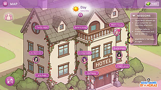 Sex Apartment 2: Grand Hotel Gameplay Part 3 - Mia Performs a Private Show with Taro