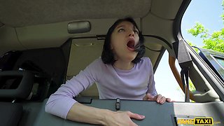 Mia Brown's Steamy Blonde Heat in a Wild Driving Lesson Rush