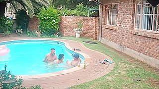 Dare Me To Play With Them In The Swimming Pool Eating Some Dick