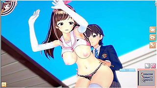 Koikatsu Hentai 3DCG Erotic Anime Sex With Big Tits Vtuber