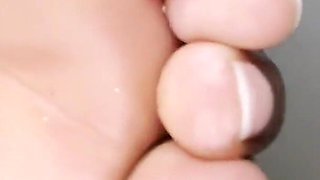 Her Massive Feet Hover Your Face