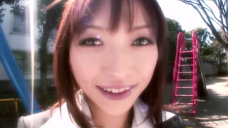 Beau Jap Sex Scene 3: Beautiful Busty Japanese Woman Masturbates in the Office Bathroom