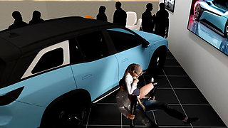 A Couple Is Secretly Fucking at the Car Show