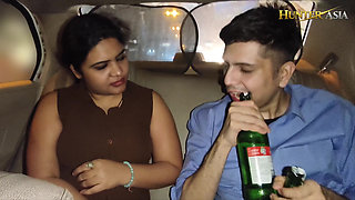 Party Sex with Indian MILF in Car