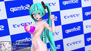 Hatsune Miku chan World is Mine Nude mmd r18 fuck hard dildo want big tits cum anal cosplay cheating wife 3d hentai