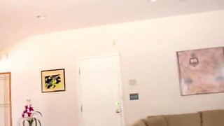 big ass blonde teen step sister fucked on family couch pov