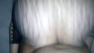 PAWG in fishnet takes backshots