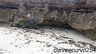 Extreme Flashing at the Beach. Made My Uber Driver Play with My Clit Till I Squirt