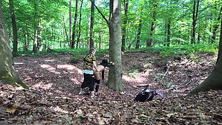 Extreme Outdoor Sex in a German Forest