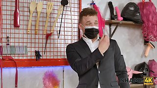 Shame4k. the hottest way to lose virginity is to screw a local domme and to jizz in her mouth
