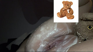 4k-ASMR YOGURT FOOD FETISH- KINKY STEPSISTER MASTURBATES WITH DILDO- CUMFLATION HENTAI-  -ARABIAN SNOWWHITE