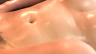 Young Wife Addicted to Sensual Oil Massage - Teased Until She Trembles Around a Hard Cock - Cut3