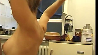 Teen in the kitchen