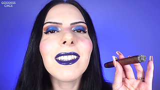 Addicted to My Beauty - Cigar and Blue Lipstick