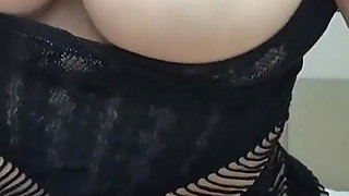In a Black Dress All Naughty Come See