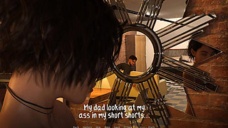 Anita's Discoveries - Gameplay - Roleplay - Anita Teasing Old Man in Mall