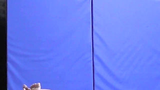 Petite with Power Kiara Star Dominates Male in Wrestling