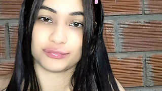 Face of an Indian girl while being fucked from behind