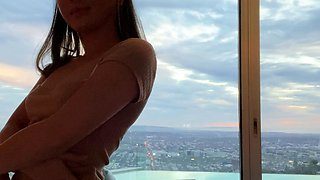 Emo teen on solo webcam masturbation