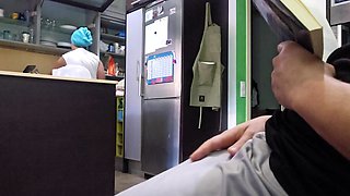 I show my big erection to my stepmother, she couldn't