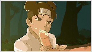 Life With Tsunade, Tenten Taking Care Of Narutos Dick With Car Toon