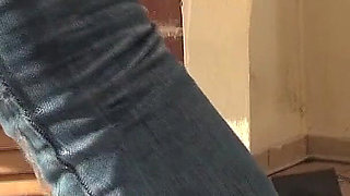 Jeans Piss Orgasm! When the Bladder Is Full to the Brim!