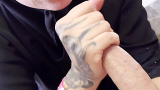 Real Hijab Wife Picked up and Slutted Out