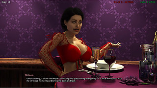 Sinful success - roleplay - gameplay - taboo - romantic dinner - tenant takes landlady for dinner- part1
