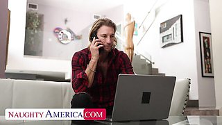 Ryan Mclane and Demi Hawks's petite video by Naughty America