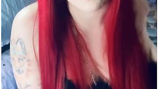 Small penis exposed in a humiliating smoking scene