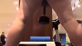 Amateur striptease and Solo masturbation