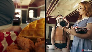 Queenie Sateen's Wild Interracial Passion Explodes in Sultry Heat